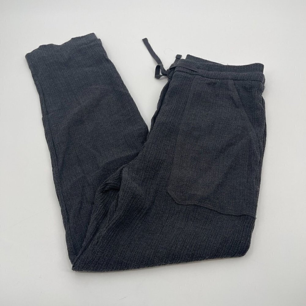 Zara Womens Pants Small Gray Button Drawstring Pull On Casual Stretch Knit Boho - Picture 5 of 16